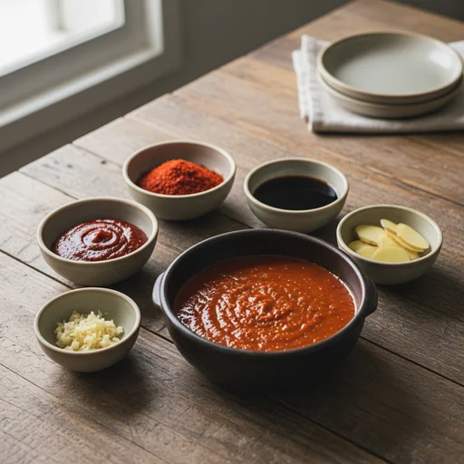 황금 양념장 만들기