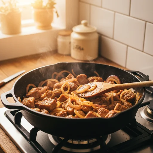 얼큰하고 푸짐한 한 끼! 실패 없는 고추장찌개 황금 레시피 재료 볶아 맛의 깊이 더하기: 풍미를 깨우는 과정