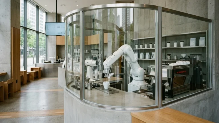 Korean Robot Cafes Where Robots Brew Your Coffee at Unmanned Shops
