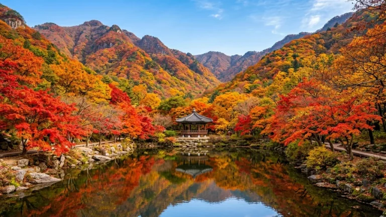 Naejangsan Autumn Hiking: Seoraebong & Sinseonbong by Train